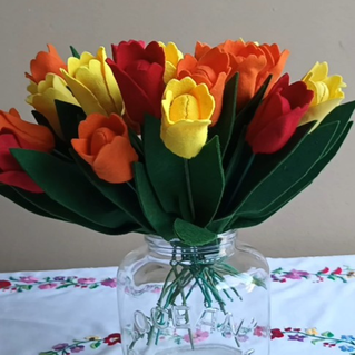 tulipani in pannolenci